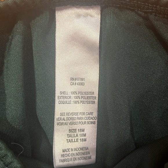 Girl’s Green Bathing Suit Bottoms Size 18M - Picture 3 of 3